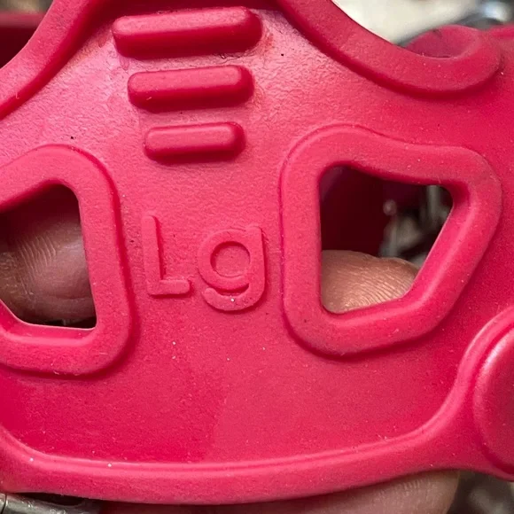 Kahtoola Red Traction Cleats microspikes size large new with pouch - Picture 4 of 7